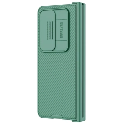 Nillkin CamShield Pro Case (simple) etui Samsung Galaxy Z Fold 4 pokrowiec z osłoną na aparat ciemnozielone