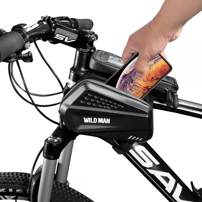 ETUI SAKWA WILDMAN HARDPOUCH BIKE MOUNT ”XXL” BLACK CZARNE CASE