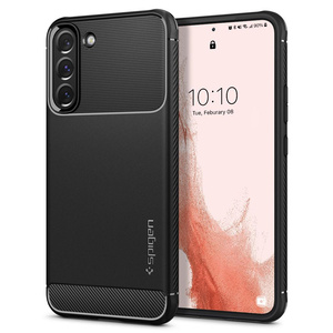 Case Spigen Galaxy S22 Rugged Armor MATTE Black Case