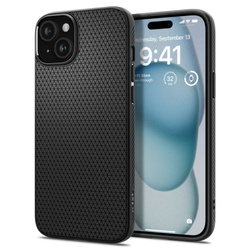 Case iPhone 15 Spigen Liquid Air MATTE Black Case