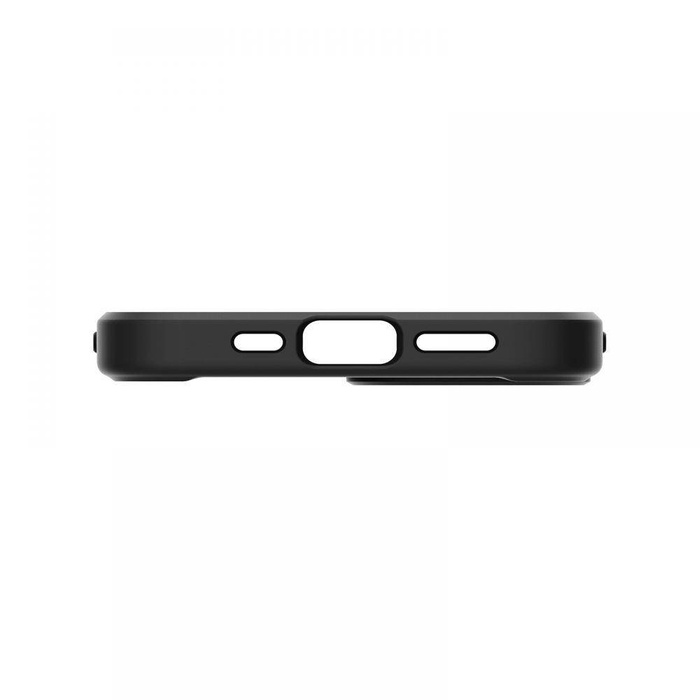 Etui iPhone 13 Spigen Ultra Hybrid Matte Frost Black Case + Szkło Hartowane Full Cover Spigen