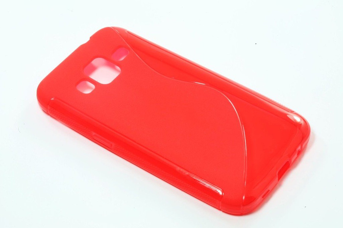 Cover S-Line Samsung Galaxy Core Prime Red Silicone Case