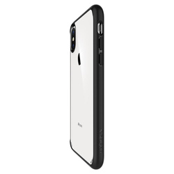 Etui SPIGEN iPhone X XS Ultra Hybrid Matte Black Czarne Case Apple