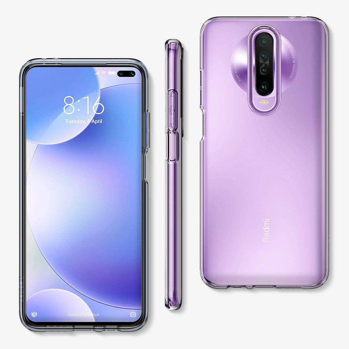 Case Spigen Liquid Crystal Xiaomi Mi 10T Clear Transparent Case