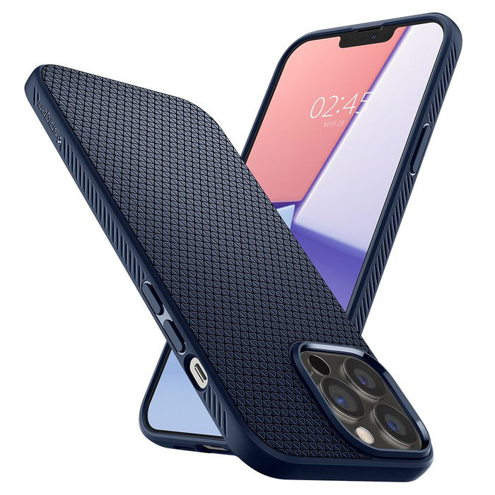 SPIGEN Iphone 13 Pro Liquid Air Navy Blue Case