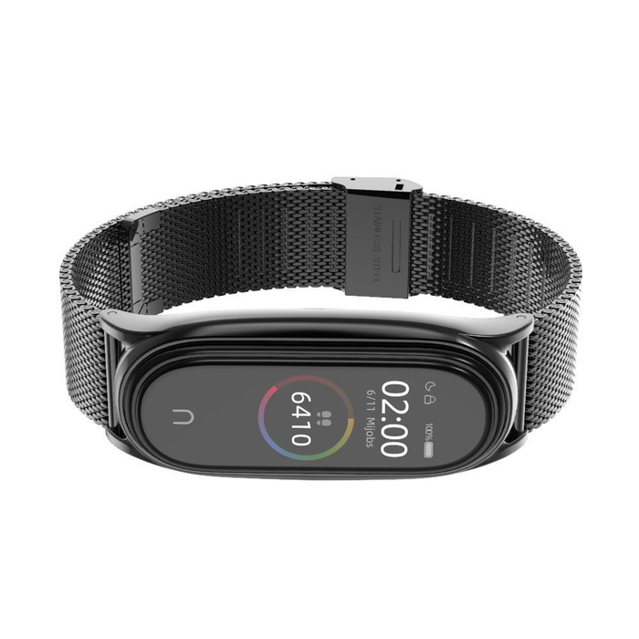 TECH-PROTECT Milaneseband Xiaomi Mi Band 5 Black Bracelet