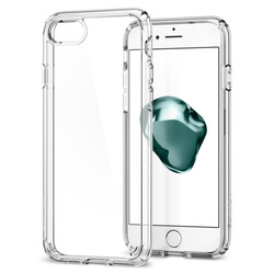 Etui SPIGEN iPhone SE 2022 2020 7 8 Ultra Hybrid Przezroczyste Clear Przezroczysty Case 