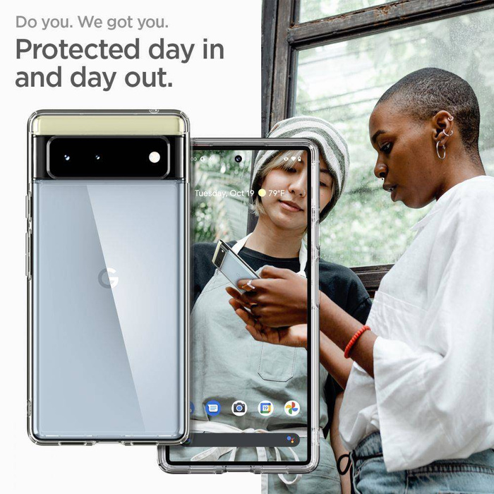 Case SPIGEN Google Pixel 6 Ultra Hybrid Clear Case