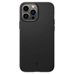 Etui Spigen iPhone 13 Pro Max Thin Fit Black Case + Szkło Hartowane Spigen Full Cover