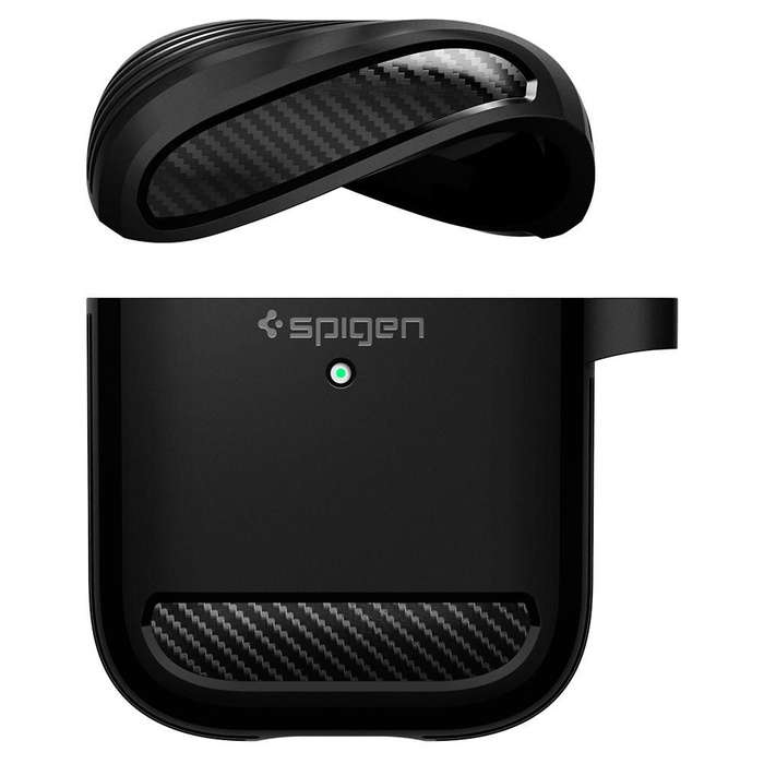 Etui SPIGEN Rugged Armor Apple Airpods Black Czarne Case