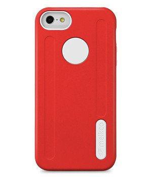 Etui iPhone 5 5S SE MELKCO Dual Layer RED / White