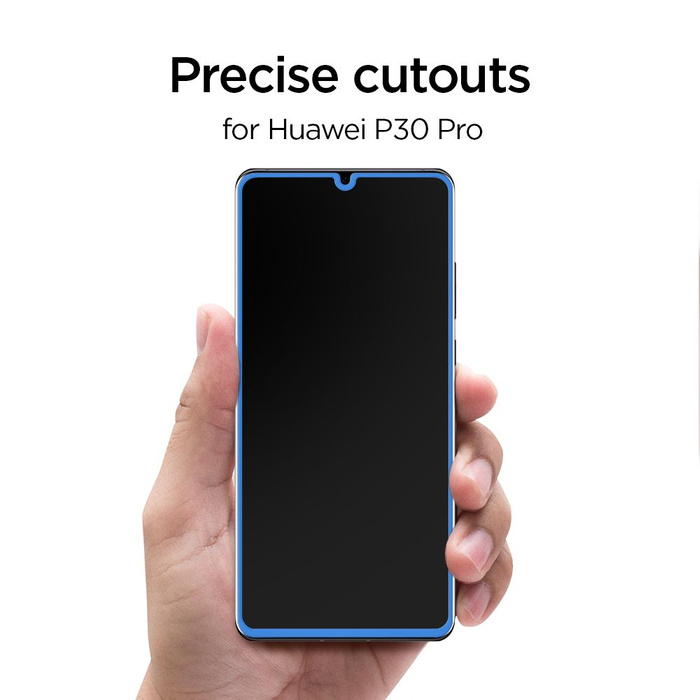 Tempered Glass Spigen Huawei P30 Pro Glas.Tr Slim Black