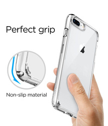 Etui SPIGEN Ultra Hybrid iPhone 7 Plus 8 Plus Przezroczyste Clear Przezroczysty Case 