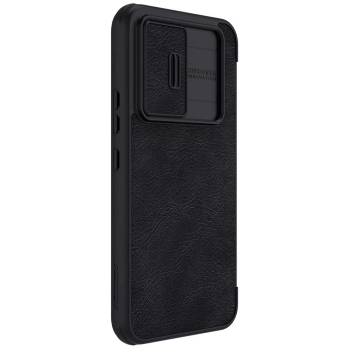 Nillkin Qin Pro Leather Case Samsung A54 5G, BLACK / CZARNY