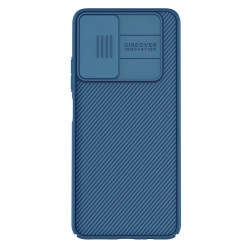 Nillkin CamShield Case etui pokrowiec osłona na aparat kamerę Xiaomi Redmi Note 11T 5G / Note 11S 5G / Note 11 5G (China) / Poco M4 Pro 5G niebieski