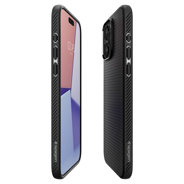 Case Spigen Liquid Air iPhone 15 Pro Case MATTE Black Case