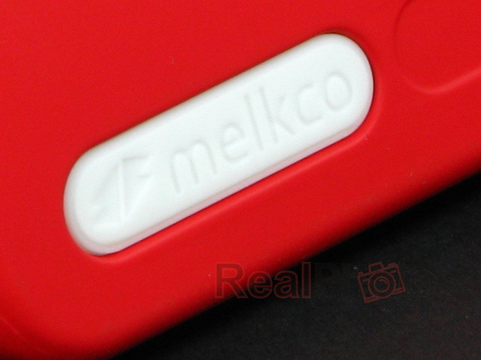 Etui iPhone 5 5S SE MELKCO Dual Layer RED / White