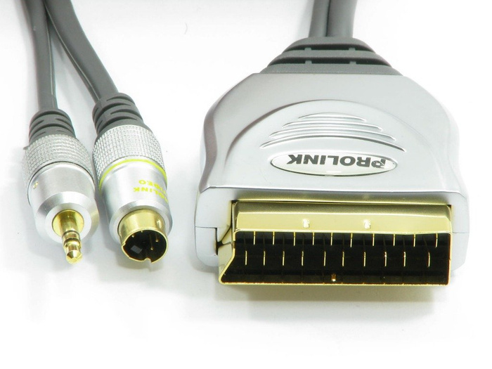 PROLINK Scart - SVHS4P +3.5 STR 10m cable TCV7580