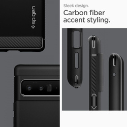 SPIGEN Rugged Armor Google Pixel 6 Pro ETUI Matte Czarny Case