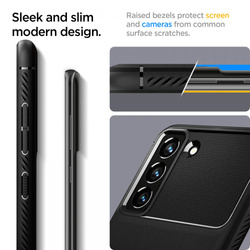 Spigen Rugged Armor S21 FE Matte Black Case