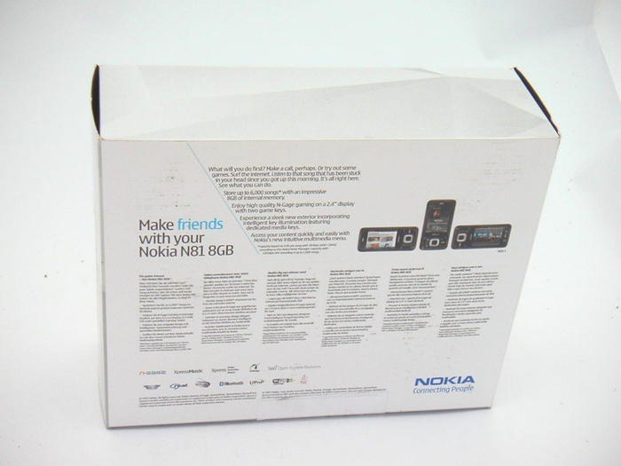 Pudełko NOKIA N81 8GB CD Kabel Instrukcja 