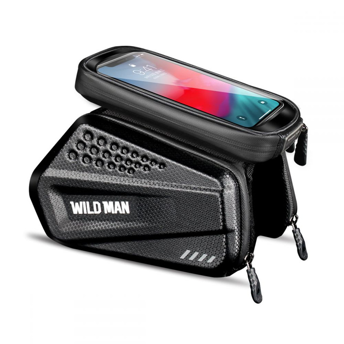 ETUI SAKWA WILDMAN HARDPOUCH BIKE MOUNT ”XXL” BLACK CZARNE CASE