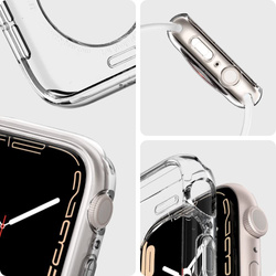 Etui SPIGEN Liquid Crystal Apple Watch 9 8 7 6 SE 2022 44mm 45 mm Przezroczyste