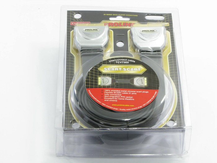 PROLINK Scart - Scart cable 1,2m 21PIN Euro - Euro