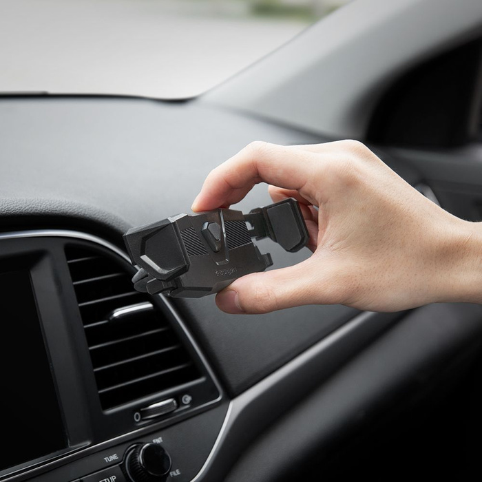 Uchwyt Do Kratki SPIGEN Click.r Vent Car Mount Black