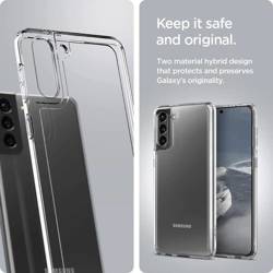 Etui SPIGEN Galaxy S21 Ultra Hybrid Crystal Przezroczyste Clear Case