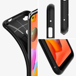 Etui SPIGEN Rugged Armor Galaxy A11 Matte Black Czarne Case