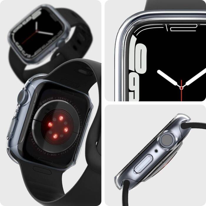 Etui SPIGEN Thin Fit Apple Watch 6 7 8 9 45mm Przezroczyste