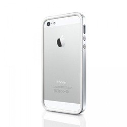 Etui SPIGEN iPhone 5 Neo Hybrid EX Slim Vivid Series Satin Silver Apple Futerał Case