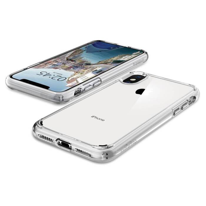 Etui SPIGEN iPhone X XS Ultra Hybrid Przezroczyste Clear Przezroczysty Case Apple