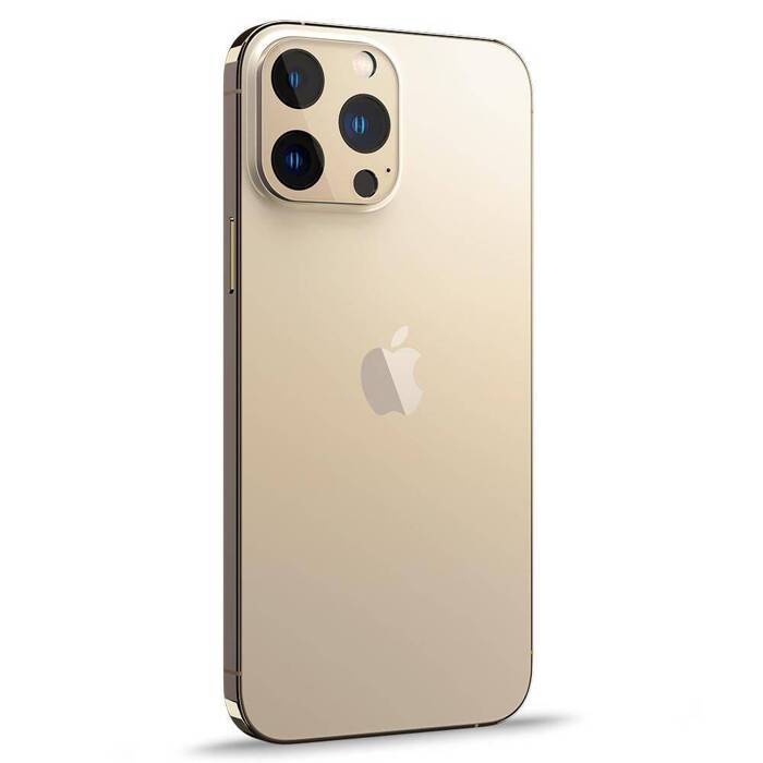 SPIGEN OPTIK.TR CAMERA PROTECTOR 2-PACK IPHONE 13 PRO / 13 PRO MAX GOLD OSŁONA APARATU