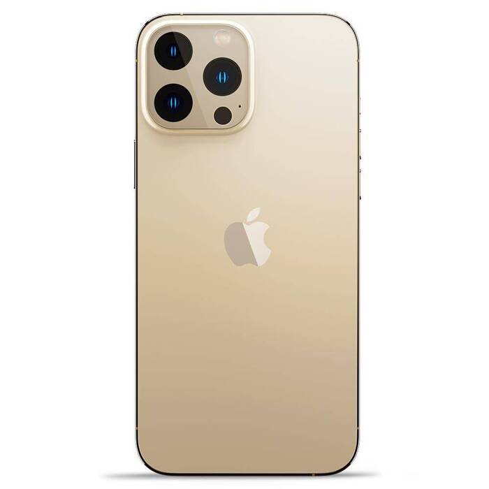 SPIGEN OPTIK.TR CAMERA PROTECTOR 2-PACK IPHONE 13 PRO / 13 PRO MAX GOLD OSŁONA APARATU