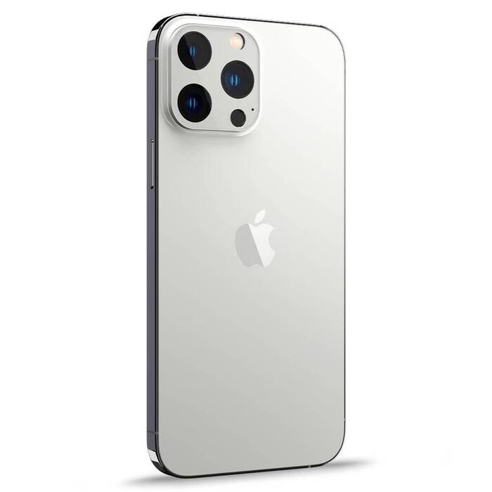 SPIGEN OPTIK.TR CAMERA PROTECTOR 2-PACK IPHONE 13 PRO / 13 PRO MAX SILVER OSŁONA APARATU