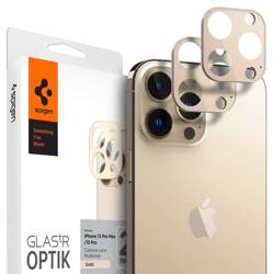 SPIGEN OPTIK.TR CAMERA PROTECTOR 2-PACK IPHONE 13 PRO / 13 PRO MAX GOLD OSŁONA APARATU