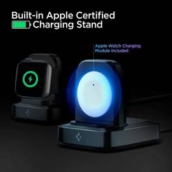 Spigen Do Apple Watch Wireless Pf2002 Powerarc Ładowarka Charger Czarna