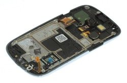 Oryginalny Dotyk Digitizer Wyświetlacz LCD Samsung i9300 Galaxy S3 Front Obudowy Niebieska Szybka